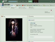 Tablet Screenshot of edsonrage.deviantart.com