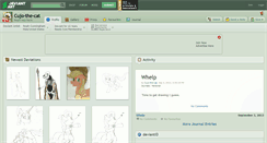 Desktop Screenshot of cujo-the-cat.deviantart.com