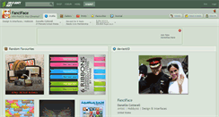 Desktop Screenshot of fanciface.deviantart.com