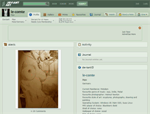 Tablet Screenshot of le-comte.deviantart.com