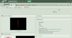 Desktop Screenshot of chrono25.deviantart.com