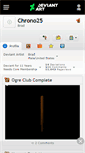 Mobile Screenshot of chrono25.deviantart.com
