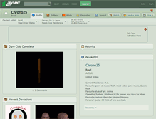 Tablet Screenshot of chrono25.deviantart.com