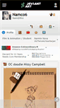 Mobile Screenshot of namco6.deviantart.com