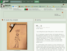 Tablet Screenshot of namco6.deviantart.com