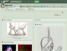 Tablet Screenshot of dark-cecil.deviantart.com