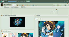 Desktop Screenshot of haruhis2kyon.deviantart.com