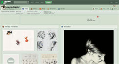 Desktop Screenshot of crayon2papier.deviantart.com