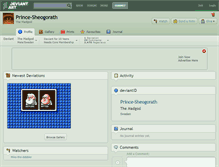Tablet Screenshot of prince-sheogorath.deviantart.com
