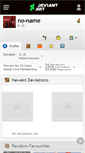 Mobile Screenshot of no-name.deviantart.com