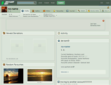 Tablet Screenshot of no-name.deviantart.com