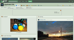 Desktop Screenshot of futboldude21586.deviantart.com