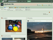 Tablet Screenshot of futboldude21586.deviantart.com