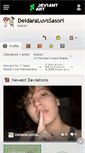 Mobile Screenshot of deidaraluvssasori.deviantart.com