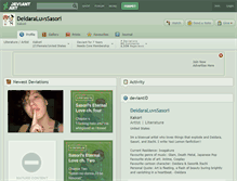 Tablet Screenshot of deidaraluvssasori.deviantart.com