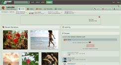 Desktop Screenshot of lazulyte.deviantart.com