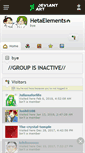 Mobile Screenshot of hetaelements.deviantart.com