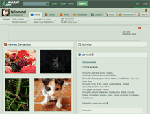 Tablet Screenshot of lailomeiel.deviantart.com