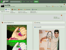 Tablet Screenshot of javiollg.deviantart.com