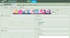 Desktop Screenshot of animefaceplz.deviantart.com