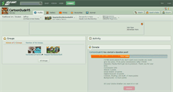 Desktop Screenshot of cartoondude95.deviantart.com