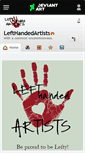 Mobile Screenshot of lefthandedartists.deviantart.com