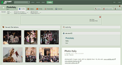 Desktop Screenshot of photoitaly.deviantart.com