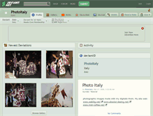 Tablet Screenshot of photoitaly.deviantart.com
