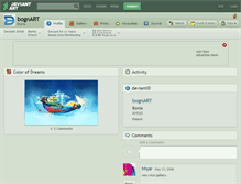 Tablet Screenshot of bognart.deviantart.com