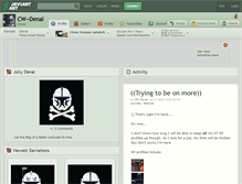 Tablet Screenshot of cw--denal.deviantart.com