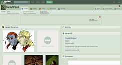 Desktop Screenshot of candystriped.deviantart.com