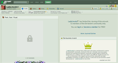 Desktop Screenshot of ladylincoln.deviantart.com