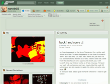 Tablet Screenshot of norwin02.deviantart.com