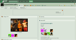 Desktop Screenshot of enviouschickenlegpro.deviantart.com