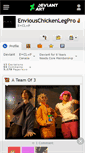 Mobile Screenshot of enviouschickenlegpro.deviantart.com