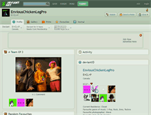 Tablet Screenshot of enviouschickenlegpro.deviantart.com