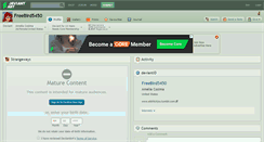 Desktop Screenshot of freebird5450.deviantart.com