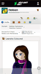 Mobile Screenshot of hekken.deviantart.com