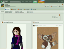 Tablet Screenshot of hekken.deviantart.com