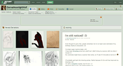 Desktop Screenshot of eternalmoonlightwolf.deviantart.com
