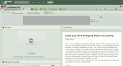 Desktop Screenshot of luminous-eve.deviantart.com