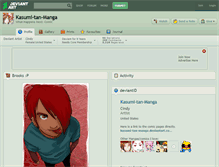 Tablet Screenshot of kasumi-tan-manga.deviantart.com
