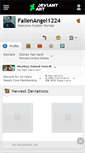 Mobile Screenshot of fallenangel1224.deviantart.com