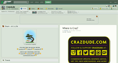 Desktop Screenshot of crazdude.deviantart.com