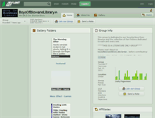 Tablet Screenshot of boysofbiowarelibrary.deviantart.com