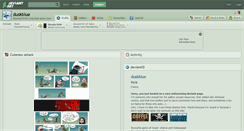 Desktop Screenshot of duskblue.deviantart.com