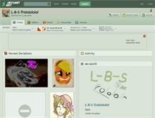 Tablet Screenshot of l-b-s-trololololol.deviantart.com