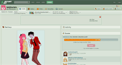 Desktop Screenshot of ladyburara.deviantart.com