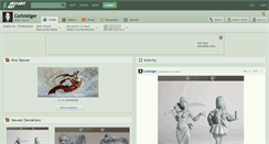 Desktop Screenshot of corbistiger.deviantart.com