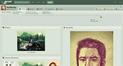 Desktop Screenshot of huntersky.deviantart.com